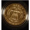Image 1 : 2015 $5.00 GOLD U.S. MARSHALLS SERVICE  UNC. COMMEMORATIVE IN ORIG BOX/CERT