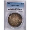 Image 1 : 1896 MORGAN SILVER DOLLAR, PCGS MS-62