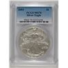 Image 1 : 2003 AMERICAN SILVER EAGLE, PCGS MS-70! PERFECT!
