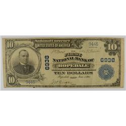 1902 $10 NATIONAL (HOPEDALE, OH) #6938 VG/F