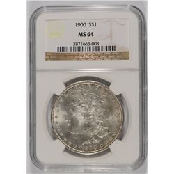 1900 MORGAN DOLLAR NGC MS-64