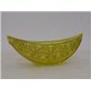 Image 1 : A PRIMROSE PEARLINE BASKET, c.1880, boat shaped, shell mouldings, length 20cm  £30-50...