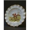 Image 1 : A ROYAL CROWN DERBY CABINET PLATE, 20th Century, hunting subject, jewelled border, signed 'J. Doy...