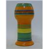 Image 1 : A CLARICE CLIFF BIZARRE No.268 VASE, alternating bands of green, orange, blue and yellow, height ...