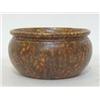 Image 1 : A BRETBY ART POTTERY BOWL, mottled brown and orange glazes, No.2887D, diameter 15cm  £20-30...
