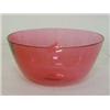 Image 1 : A RUBY GLASS FINGER BOWL, diameter 12cm  £20-30...