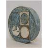 Image 1 : A TROIKA MEDIUM WHEEL VASE, signed 'A.L', (firing crack) height 20cm  £100-130...