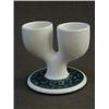 Image 1 : A TROIKA DOUBLE EGG CUP, height 9cm  £30-50...