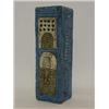 Image 1 : A TROIKA NUDE BLUE RECTANGLE VASE, signed Louise Jenks, height 23cm  £100-120...