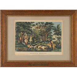 Currier and Ives Small Folio Print, 9 ½ " x 14 ¼"