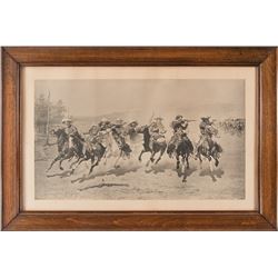 Frederic Remington, gravure etching