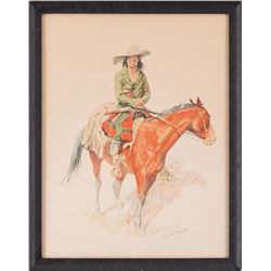 Frederic Remington, chromolithograph