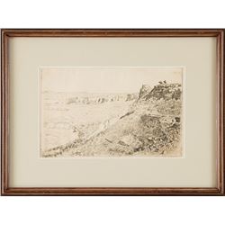 Edward Borein, etching