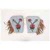 Image 1 : Blackfeet Beaded Cuffs, 9" x 7 ½
