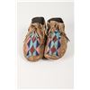 Image 5 : Cheyenne Beaded Child's Moccasins, 5 ¾" long