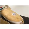 Image 3 : Southern Cheyenne Beaded Woman's Hightop Moccasins, 10 ½" long