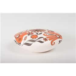 Acoma Pueblo Seed Jar By Barbara and Joseph Cerno, 5 ½" x 13 ½"