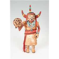 Hopi Mano Buffalo Kachina 20" tall