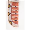 Image 3 : Northern Plains Beaded Parfleche Knife Sheath and Knife, 12" x 4"