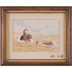 Byron B. Wolfe, original watercolor