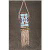 Image 1 : Crow Fully Beaded Mirror Bag, 27" long