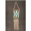 Image 4 : Crow Fully Beaded Mirror Bag, 27" long