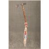 Image 1 : Crow Beaded Pipe Tomahawk, 22 ½" brass tacked haft