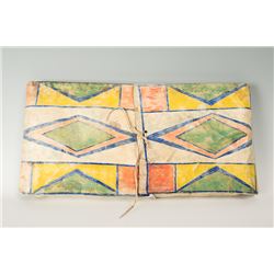 Crow Painted Parfleche Envelope, 27  x 13 ½ 