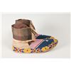 Image 5 : Northern Plains Beaded High Cuff Moccasins, 10 ½" long