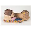 Image 6 : Northern Plains Beaded High Cuff Moccasins, 10 ½" long