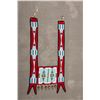 Image 1 : Crow Beaded Martingale, 34" x 16 ½"