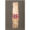 Image 1 : Sioux Beaded and Quilled Pipebag, 31" long
