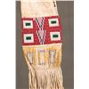 Image 2 : Sioux Beaded and Quilled Pipebag, 31" long