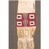 Image 6 : Sioux Beaded and Quilled Pipebag, 31" long