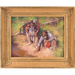 Don Oelze, oil on canvas
