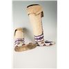 Image 4 : Cheyenne Beaded Hightop Moccasins, 16" tall