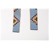 Image 2 : Sioux Beaded Man's Legging Strips, 28" long