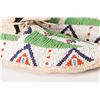 Image 2 : Cheyenne Beaded Man's Moccasins, 10 ½" long