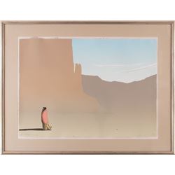 R. C. Gorman, lithograph