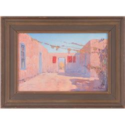 Carl Redin, oil on board