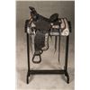 Image 1 : Keyston Brothers Silver and Gold Mounted Saddle