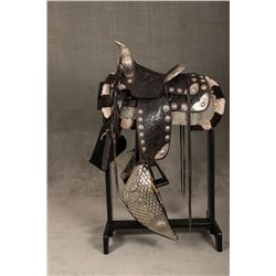 Silver Mounted Saddle and Matching Bridle