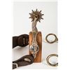 Image 8 : Jerry Wallace Gal Leg Peacock Bit and Spur Set
