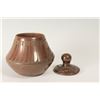 Image 3 : San Ildefonso Pueblo Lidded Jar by Carlos Dunlap