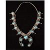 Navajo Squash Blossom Necklace