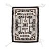 Image 1 : Navajo Weaving and Seri Basket, 1' 7 ¼" x 1' 3"