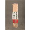 Image 1 : Sioux Beaded and Quilled Pipe Bag,  22" long