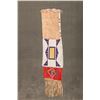 Image 4 : Sioux Beaded and Quilled Pipe Bag,  22" long