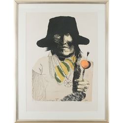 Leonard Baskin, lithograph