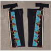 Image 1 : Sioux Beaded Man's Leggings, 31" long
